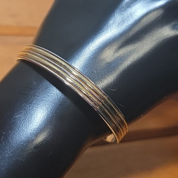 Source Unknown Jewelry - Magnetic Two-Tone Cuff Bracelet